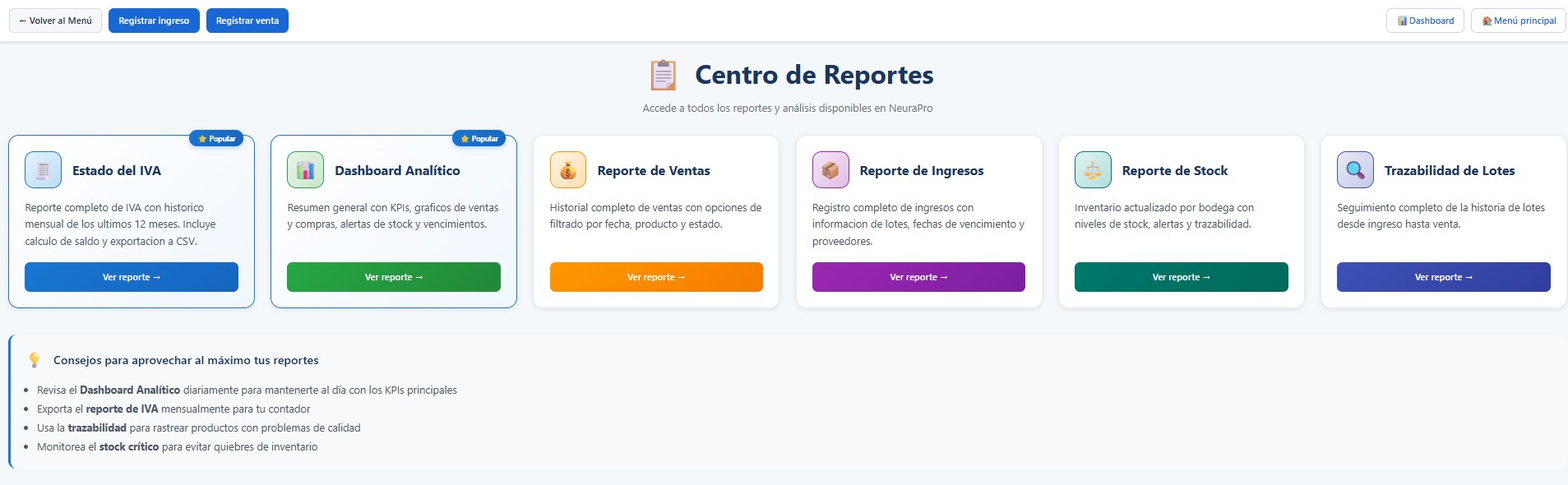 Márgenes y balance financiero